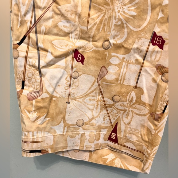 Loudmouth Golf - Men’s Size 44 - Golf Print Shorts - 97% Cotton - - Picture 13 of 14